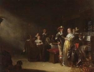 Vornehme Gesellschaft by Antonie Palamedesz