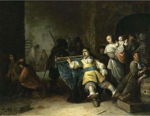 A Kortegaardje, Soldiers Smoking And Making Music