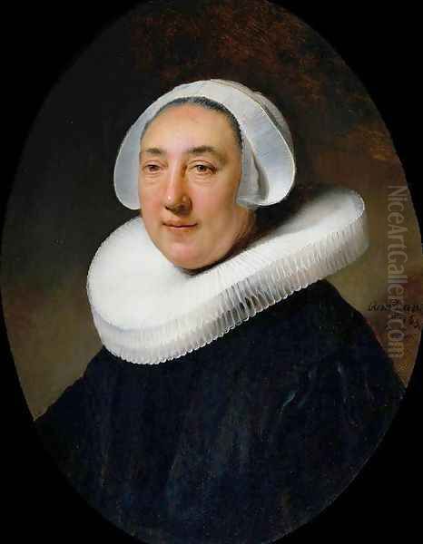 Portrait of Haesje van Cleyburgh - view 1