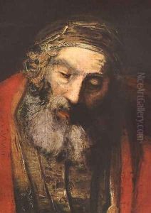 The Return of the Prodigal Son [detail] I by Harmenszoon van Rijn Rembrandt
