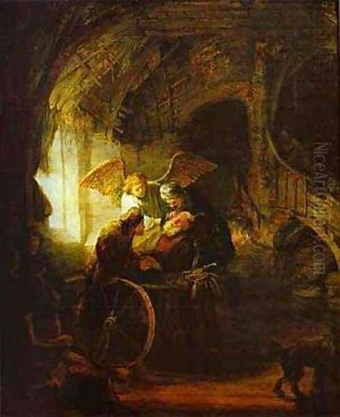 Tobias Returns Sight To His Father 1636 - view 1