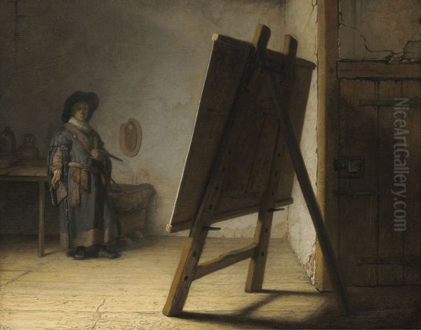 An Artist In His Studio 1629 - view 1