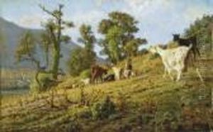 Ritorno Dal Pascolo by Filippo Palizzi