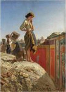 Gli Scavi Di Pompei by Filippo Palizzi