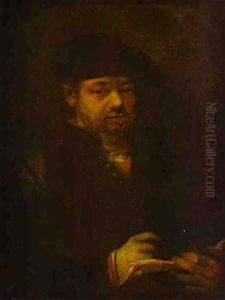 Self Portrait With A Sketch Book 1657