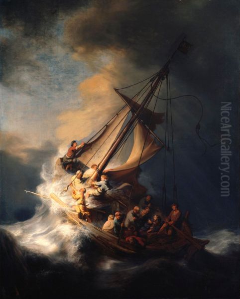 Christ In The Storm On The Lake Of Galilee 1633 - view 1