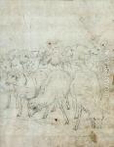 Studio Di Capretta E Due Volti - view 1