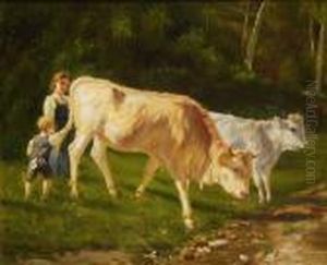 Scena Pastorale by Filippo Palizzi