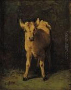 Blond Calf by Filippo Palizzi