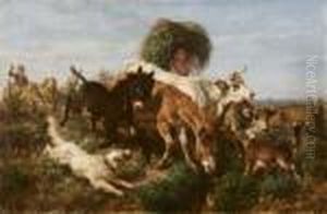 Il Ritorno Dal Pascolo by Filippo Palizzi