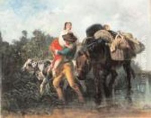 Il Guado by Filippo Palizzi