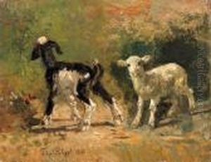 Capretta E Agnello by Filippo Palizzi