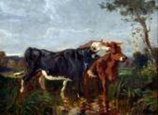 Paesaggio Con Mucche - view 1