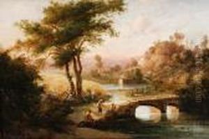 Landscape With Figures On A Bridge