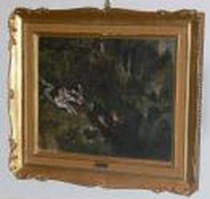 Caccia Alla Volpe by Giuseppe Palizzi