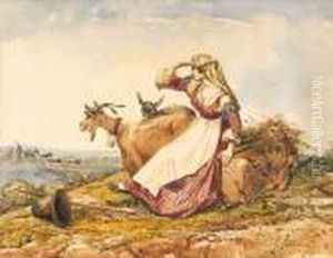 La Chevriere by Giuseppe Palizzi