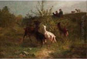 Landscape With Goats