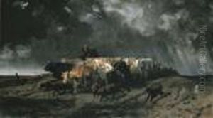 Il Temporale by Giuseppe Palizzi