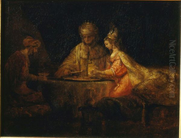 Assuerus Haman And Esther 1660 - view 1