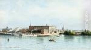 Vy Over Stockholms Slott by Anna Palm De Rosa