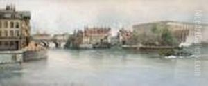 Helgeandsholmen Och Rosenbad. Stockholm by Anna Palm De Rosa