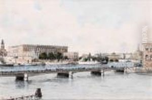 Stockholms Slott Och Skeppsholmsbron by Anna Palm De Rosa