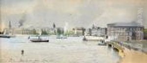 Stockholm Fran Skeppsholmen by Anna Palm De Rosa