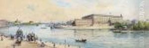 Vy Mot Stockholms Slott by Anna Palm De Rosa