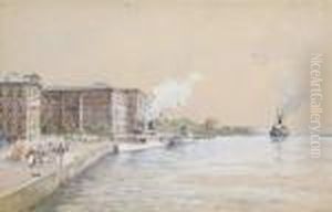 A View On The Strommen, Stockholm by Anna Palm De Rosa
