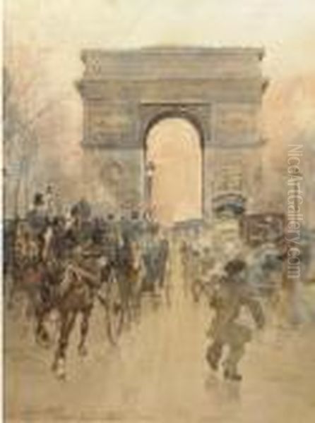 Champs Elysee, Paris - view 1