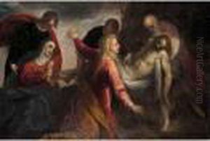 Compianto by Acopo D'Antonio Negretti (see Palma Giovane)