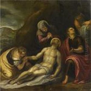 Pieta by Acopo D'Antonio Negretti (see Palma Giovane)