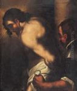 Cristo Alla Colonna by Acopo D'Antonio Negretti (see Palma Giovane)