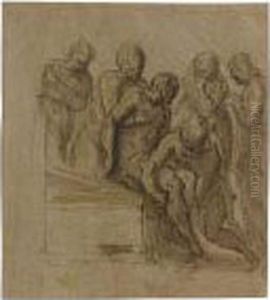 The Entombment by Acopo D'Antonio Negretti (see Palma Giovane)