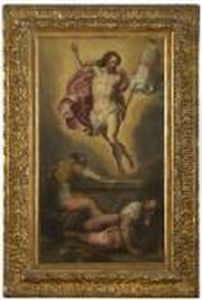 La Resurrezione Di Cristo by Acopo D'Antonio Negretti (see Palma Giovane)