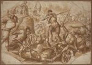 Scene De Bataille