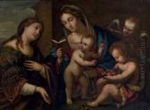 Madonna Mit Kind Und Einer Heiligen thumbnail