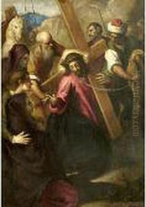 Salita Al Calvario by Acopo D'Antonio Negretti (see Palma Giovane)
