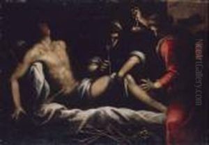 San Sebastiano Curato Dalle Pie Donne by Acopo D'Antonio Negretti (see Palma Giovane)