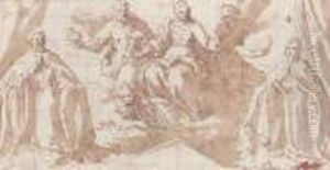 La Vierge, Saint Marc Et Le Doge
 Antonio Priuli, L'ange Gardien Et Le Doge Francesco Contarini by Acopo D'Antonio Negretti (see Palma Giovane)