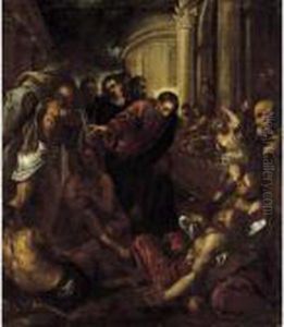 La Piscina Probatica by Acopo D'Antonio Negretti (see Palma Giovane)