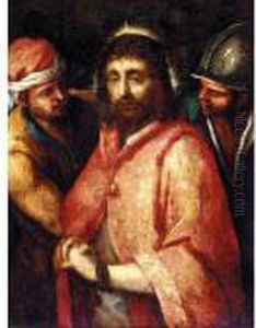 Ecce Homo by Acopo D'Antonio Negretti (see Palma Giovane)