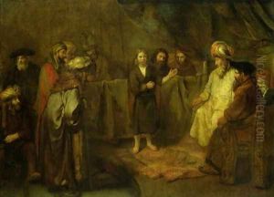 The Twelve Year Old Jesus in front of the Scribes 1655