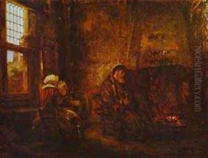 Tobit And Anna 1659 Private Collection