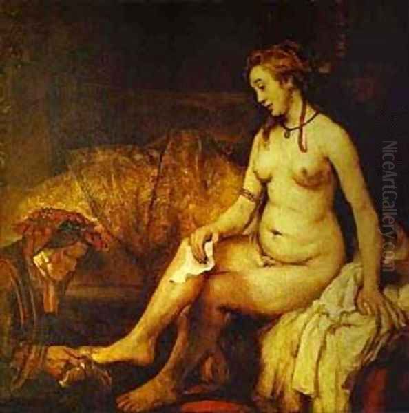 Bathsheba With King Davids Letter 1654 - view 1