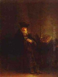 Old Rabbi 1642 by Harmenszoon van Rijn Rembrandt