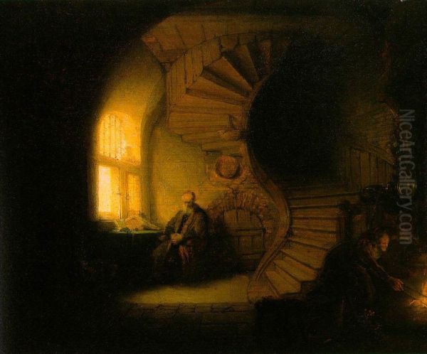 Philosopher Meditating 1631 - view 1