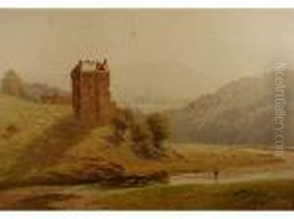 Neidpath Castle Near Peebles - view 1