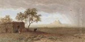 The Pyramids At Giza by Harry Sutton Palmer