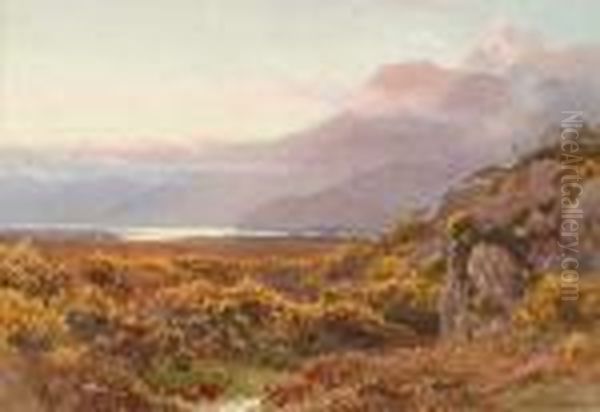 Sunset Over Moorland - view 1
